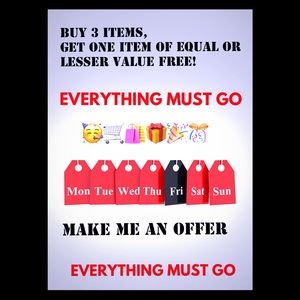 EVERYTHING MUST GO,MAKE ME AN OFFER&GET FREE ITEMS